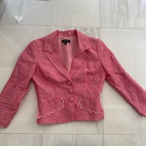 Bebe cropped blazer top size 0